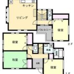 ハイルーフ車も駐車可能　多目的に活用できるガレージつき【津西2丁目　中古戸建】