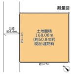 西鎌倉の高台に佇む旧分譲地内【津　土地】
