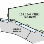 南側道路につき陽当たり良好　建築条件なし【植木　土地】