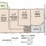 建築条件なしの全4区画【二階堂　土地】