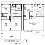 広々100㎡超え　戸建感覚のメゾネットタイプ【東急クリエール由比ガ浜　中古マンション】