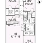 7階最上階・南向き　WIC2箇所＋納戸の豊富な収納スペース【ザ・パークハウスオイコス鎌倉大船　中古マンション】
