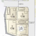 小中学校へ徒歩16分圏内・2026年1月完成予定の全4棟【台4丁目 新築戸建】