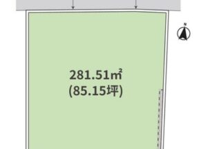 プランの広がる整形地　お好きなハウスメーカーをお選び頂けます【梶原3丁目　土地】