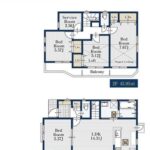 2026年3月完成予定 全居室南向きの全2棟【七里ガ浜1丁目 新築戸建】