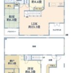 2台分のビルトインガレージ・23帖超のLDK こだわりの注文住宅【逗子市久木 中古戸建】