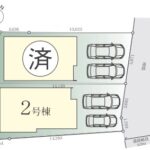 最終1棟 LDK20帖超・カースペース2台分あり【台 新築戸建】