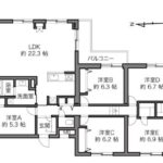 1階角住戸・LDK22帖超　由比ヶ浜海岸まで徒歩3分「トーア由比ガ浜マンション　中古マンション」