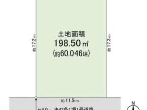敷地面積195㎡超 プランの広がる整形地【三浦郡葉山町 土地】