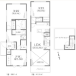 ルーフバルコニーから江の島、富士山を眺望【七里ガ浜2丁目　中古戸建】