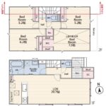 鎌倉逗子ハイランド内 LDK20帖・カースペース2台分あり【逗子市久木 新築戸建】