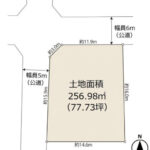 【浄明寺6丁目】鎌倉逗子ハイランド内　建築条件なしの広々角地